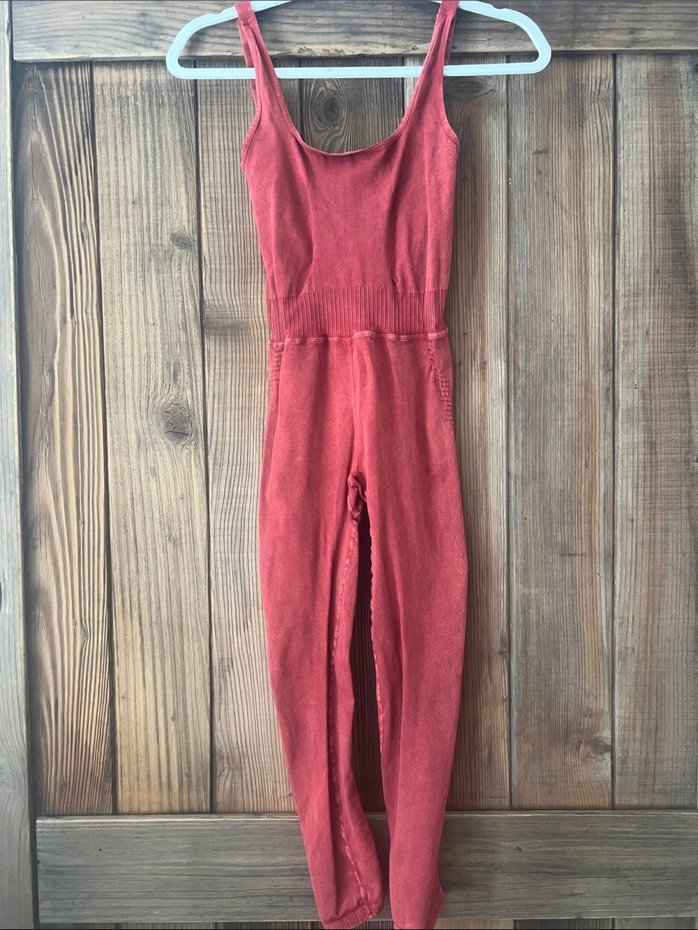 Women's Rust Sleeveless Jumpsuit - FP Movement Good Karma Onsie